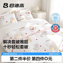巴迪高 一次性床上四件套床笠住酒店被罩床单枕套被套旅行床品加厚用品