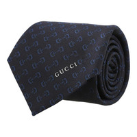GUCCI Horsebit Silk Jacquard Tie 古驰真丝提花领带