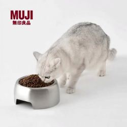 無印良品 MUJI 无印良品 MUJI 不锈钢碗 宠物用 猫/狗碗狗盆宠物用品猫咪饭碗