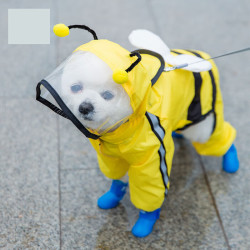 艾格辰 泰迪比熊博美雨衣全包防水