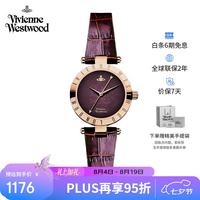 Vivienne Westwood 西太后手表女士真皮女生日礼物送礼女友七夕礼物V092BRBR