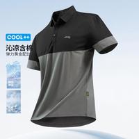 吉普 短袖polo衫男夏季时尚翻领高棉质T恤上衣