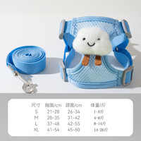 泰迪比熊博美幼犬胸背牵引绳