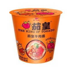 新日期 统一茄皇番茄鸡蛋牛肉方便面小桶宿舍夜宵速食批发3人团