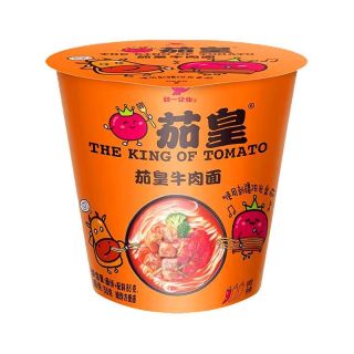新日期 统一茄皇番茄鸡蛋牛肉方便面小桶宿舍夜宵速食批发3人团