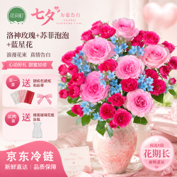 花间町 小花束组合c款鲜花混搭花束玫瑰情人节云南基地直发水养源头直发
