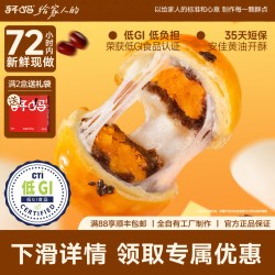 轩妈 【35天短保】轩妈家蛋黄酥低糖版红豆味经典送礼伴手礼礼盒零食