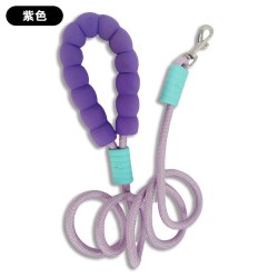 艾风格 新款云朵泡泡棉狗狗牵引绳宠物通用狗绳宠物用品 紫罗兰 1.5CM*1.2cm