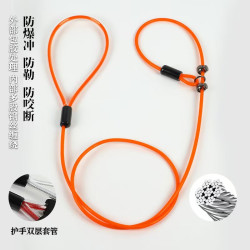 狗狗牵引绳通用橘色