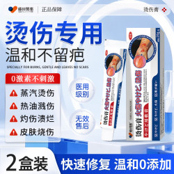 藤田制药 烫伤膏烧伤膏热油开水烫伤外用皮肤灼伤红肿起泡不留疤痕湿润专用 烫伤烧伤膏*2盒