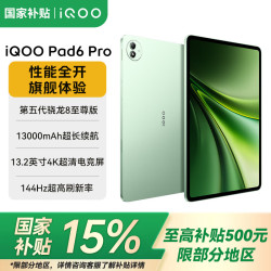 vivo iQOO Pad6Pro 第五代骁龙8至尊版  13000mAh长续航  vivo平板电脑 曼岛 12GB+512GB 官方标配