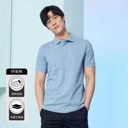 雅戈尔 夏款男士舒适透气短袖Polo衫
