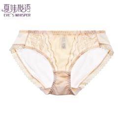 夏娃秘语 内裤 女款性感蕾丝薄款透气舒适三角短裤（任选3件）