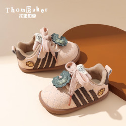 ThomBaker 秋季新款宝宝学步鞋  粉色
