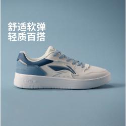 李宁 男鞋校园通勤日常百搭轻便透气舒适板鞋小白鞋休闲鞋