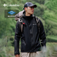 Columbia 冲锋衣男26秋冬户外徒步防风防水单层轻薄透气连帽夹克外套RE2433 012 XL