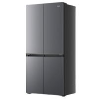 海尔 山茶花MAX系列 BCD-617WGHTDB9VBU1 十字门双系统薄零嵌冰箱 617L 灰色款