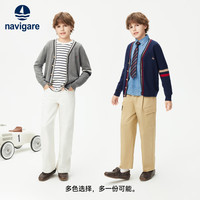 navigare 意大利小帆船 儿童毛衣 纯羊毛开衫外套