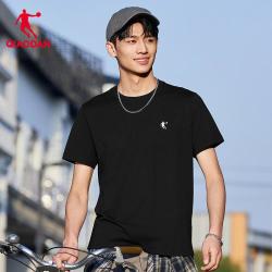 乔丹 男式T恤夏季宽松轻盈透气短袖户外休闲简约百搭运动T恤