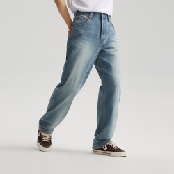 Lee 761宽松26夏季新品轻薄牛仔裤男复古蓝