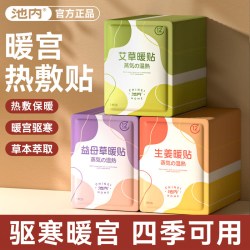 池内 暖宝宝暖贴益母草寒宫暖身痛经女生大姨妈暖宫贴发热保暖贴护暖贴 增强型缓解姨妈痛宫寒调理