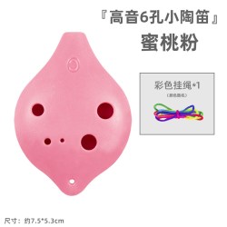 金蝉六孔陶笛中音C调树脂塑料初学入门塑胶防摔儿童学生成人乐器