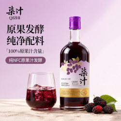 柒汁 果酒正宗桑葚酒纯果发酵女士低度微醺果酒NFC无添加12度50ml/瓶