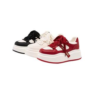Lee Cooper 内增高休闲板鞋 白色 35码