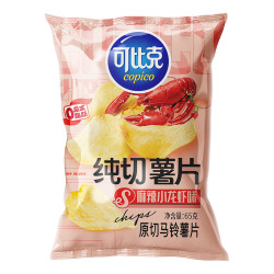 可比克 薯香原味纯切薯片 65g*1袋