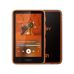 海贝音乐 HiBy R1 海贝纯音音乐播放器便携蓝牙无损MP3硬解DSD随声听CS43131标准版 橙色