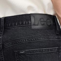 Lee 商场同款25春夏753舒适直筒黑灰色男牛仔裤
