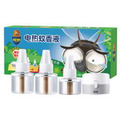 超威 电蚊香液无香无味驱蚊液灭蚊室内家用3瓶1器165晚补充液