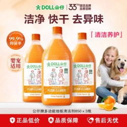 公仔牌 瓷砖清洁剂拖地专用清洁液持久留香厕所砖去污除菌木地板水