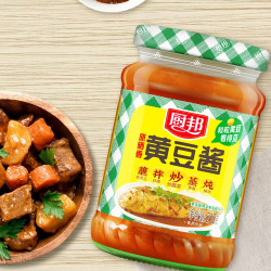 厨邦 原晒香黄豆酱210g装下饭调味酱豆瓣酱炒菜凉拌家用调味品