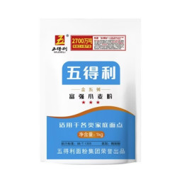 五得利 三星金富强面粉 1kg*1袋