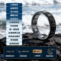 哈本云戒大屏实时健康记录智能戒指来电通知触摸刷视频遥控指环Smart Ring心率血氧压力体温睡眠分析黑科技