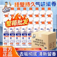 威猛先生 洁厕液480g厕所马桶清洁剂除臭去味强力除垢洁厕灵整箱批
