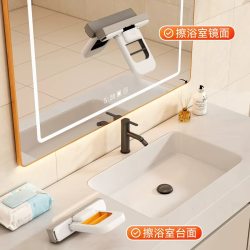 洁百纳 迷你小拖把2026新款桌面茶吧清洁免手洗传统抹布家用多套装一拖净