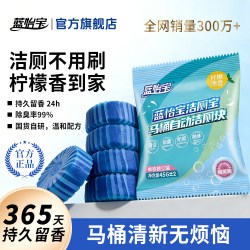 蓝怡宝 马桶清洁剂洁厕灵强力除垢除臭清香型蓝泡泡洁厕宝厕所留香
