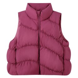 安奈儿 童装女童羽绒服马夹2025冬新款