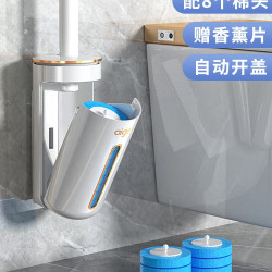 爱格 一次性马桶刷家用无死角清洁刷头神器卫生间2026新款可抛式洁厕刷