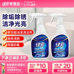 绿伞 强力瓷洁净660g*2瓶瓷砖清洁剂浴室卫生间地板砖清洗去污除垢