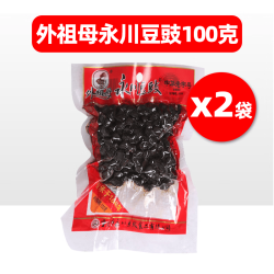 海天 外祖母 永川豆豉 100克*2袋