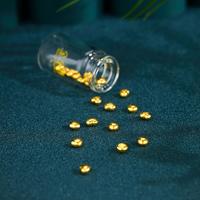 金至尊 珠宝 黄金金小福爱豆实心足金收藏送礼计价年会伴手礼1g