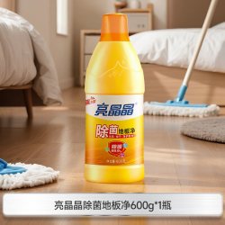 亮晶晶 地板净神器木地板液体清洁剂瓷砖除菌拖地清洁液家用3斤装