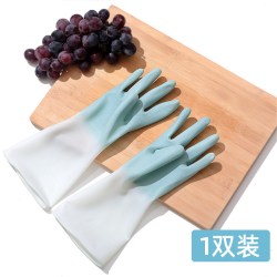 周一商贸 洗碗手套女家用厨房耐用型贴手防水胶皮手套刷碗做家务清洁洗衣服