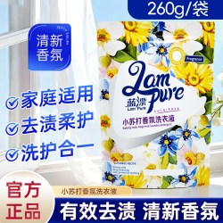 蓝漂 260g*1袋洗衣液机洗手洗家用香氛去污渍留香衣物洗涤补充袋装