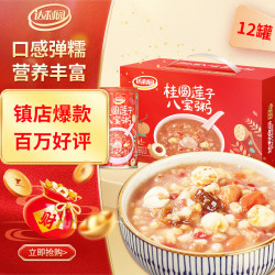达利园 桂圆莲子八宝粥 360g*12罐