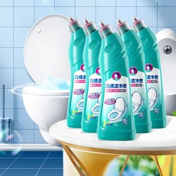 柔京姬 洁厕灵500g*5瓶强力除垢除臭杀菌免刷洗新一代高效清洁剂