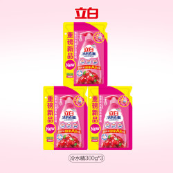 立白 冷水去油洗洁精300g家用食品用果蔬清洗剂洗碗液官方洗奶瓶